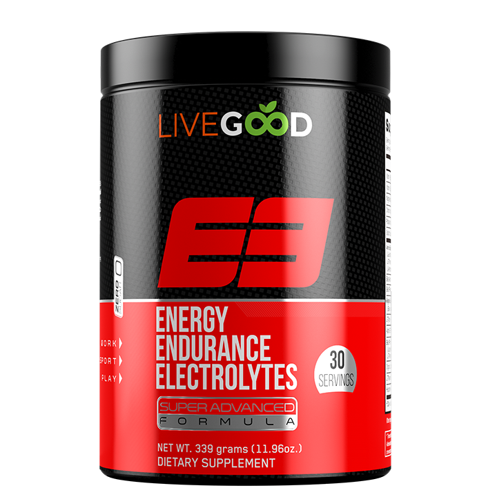 LiveGood E3 - ENERGY, ENDURANCE, ELECTROLYTES