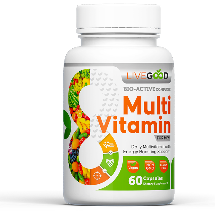 LiveGood Bio-Active Complete Multi-Vitamin For Men